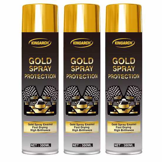 Acrylic Enamel Multi Surface DIY Spray Paint Metallic Gold Brilliant Color Spray Paint