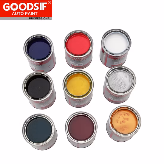 Automotive Enamel Mixing Toner 1K 2K Pure Color Basecoat Car Care China Acrylic Clear Coat Auto Paint